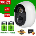 防犯カメラ 屋外 屋内 家庭用 ワイヤレス 監視カメラ wifi対応 防犯灯 発光 防水 赤外線夜視 AI検知 sdカード スマホ 連動 PIR人体検知 動体検...