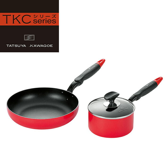 鍋フライパン2点セット IHガス火両方対応 おしゃれ タツヤ・カワゴエ