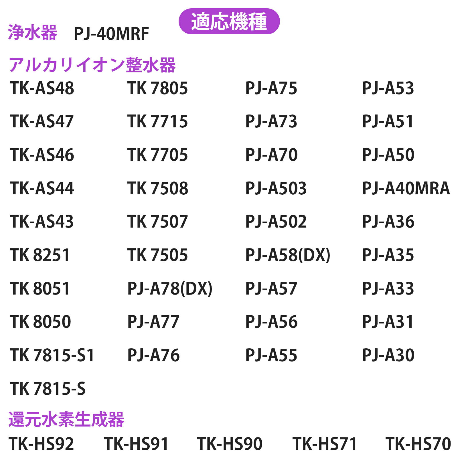 TK-HS92C1 パナソニック アルカリイオン整水器 還元水素水生成器 交換用カートリッ...