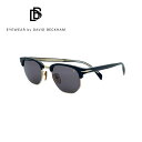 デビッドベッカム Eyewear by DavidBeckham DB1002/S 2M2IR サングラス UV カット 紫外線 対策 UV400 フルリム コンビフレーム クラシック ビンテージ 夏 オールシーズン メタルフレーム かっこいい ダブルブリッジ