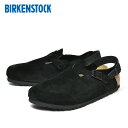 SALE 国内正規品 ビルケンシュト トキオ ブラック メンズ レディース BIRKENSTOCK Tokio II Suede BLACK 1028337(幅...