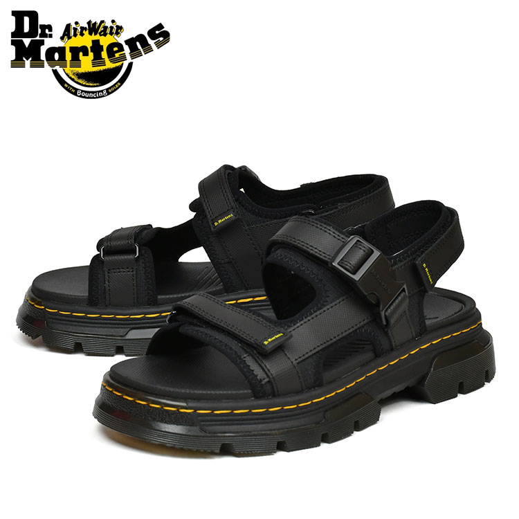 ドクターマーチン サンダル ストラップ クラリッサ2 クアッド ブラック 国内正規品 Dr.Martens CLARISSA II QUAD HDW 30733001