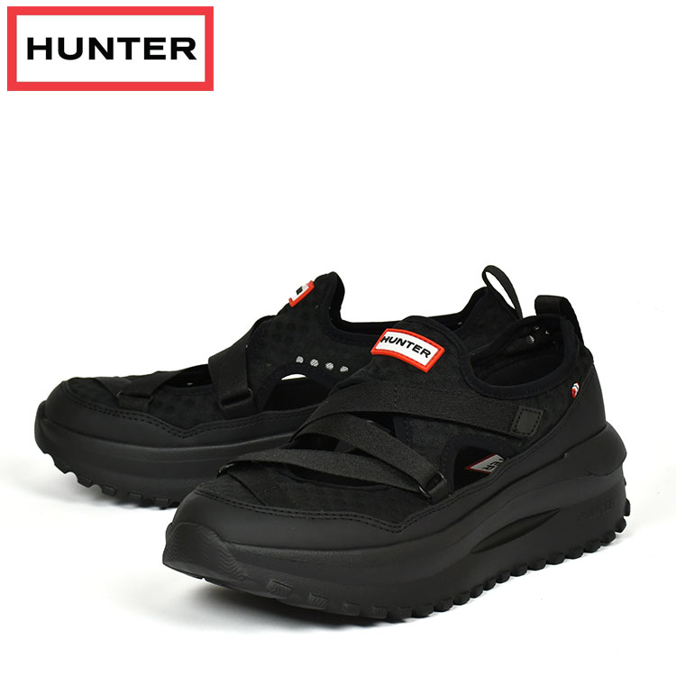 乐天商城 - ハンター HUNTER レディース トラベル フロー メリー ジェーン トレーナー ブラック WFF3123MSH BLK