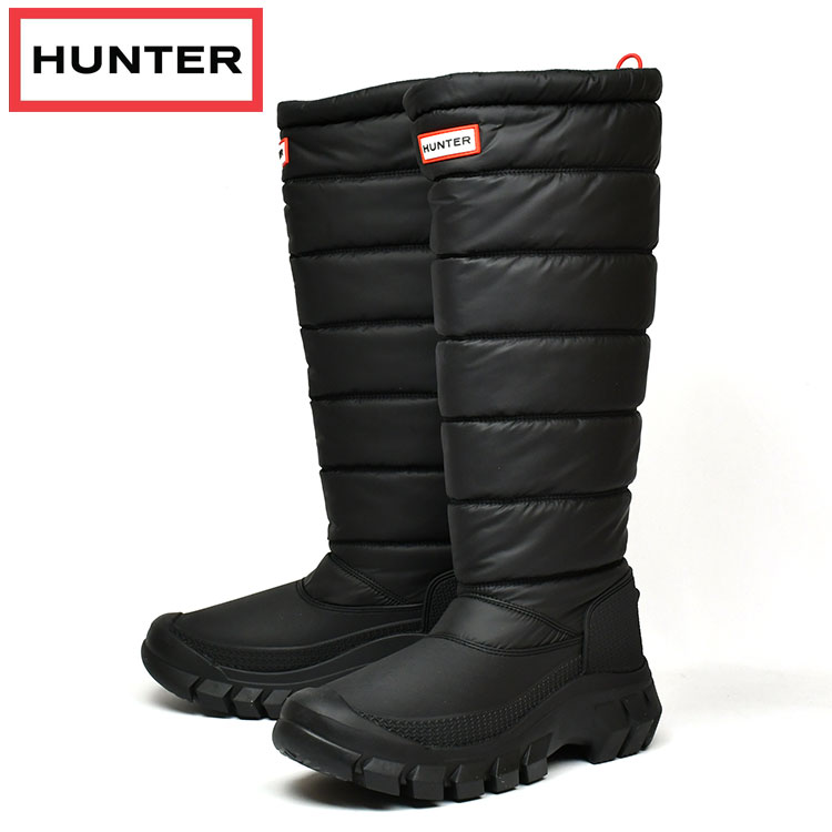 SALE ハンター レディース イントレピッド インシュレイティド トール スノー ブーツ ブラック HUNTER WFT2108WWU BLK