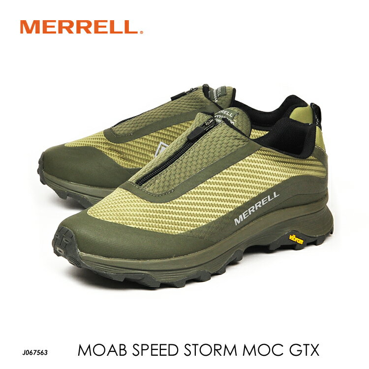 メレル MERRELL モアブ スピードストーム モック ゴアテックス ハーブ MOAB SPEED STORM MOC GORE-TEX HERB J067563 野外フェス キャンプ 登山