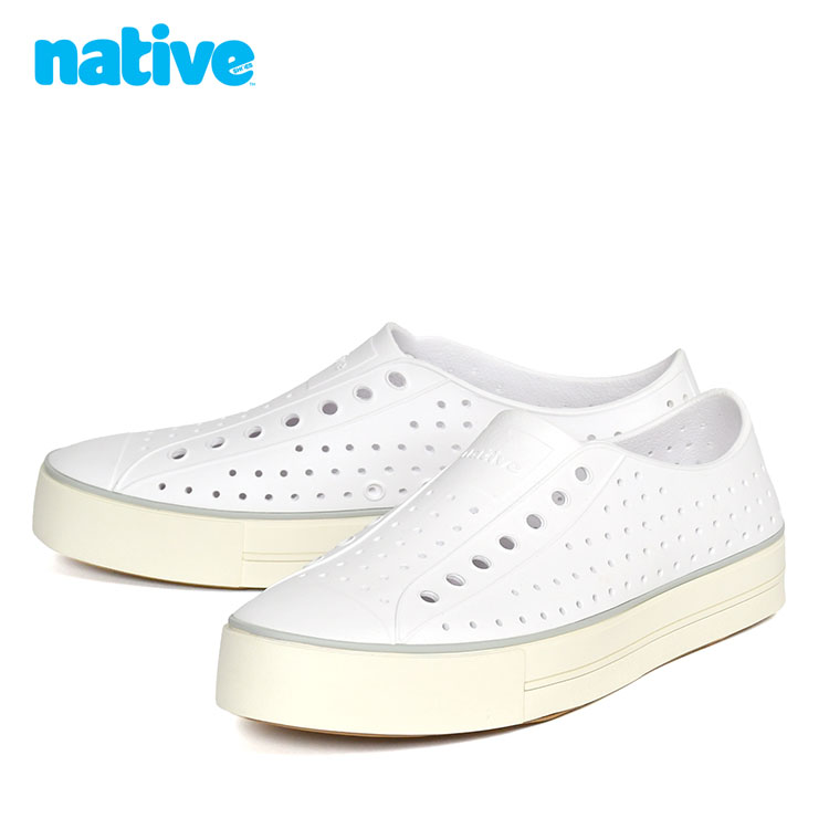 Rakuten - ネイティブシューズ サンダル ジェファーソン アーク ホワイト Native JEFFERSON ARC WANDERFOAM SHELL WHITE/WHISPER WHITE F0000265 2069