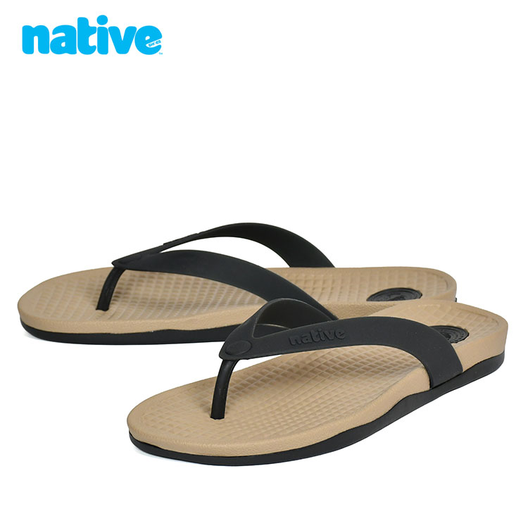 Rakuten - ネイティブ シューズ サンダル パオロ タン Native PAOLO WANDERFOAM FLAX TAN/ JIFFY BLACK F0000274 9403