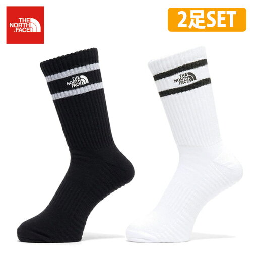 ザ ノースフェイス ソックス 靴下 フリーラン 2足セット THE NORTH FACE Free Run 2P Crew NN82502 KW ザ ノースフェイス ソックス 靴下 フリーラン 2足セット THE NORTH FACE Free Run 2P Crew NN82502 KW
