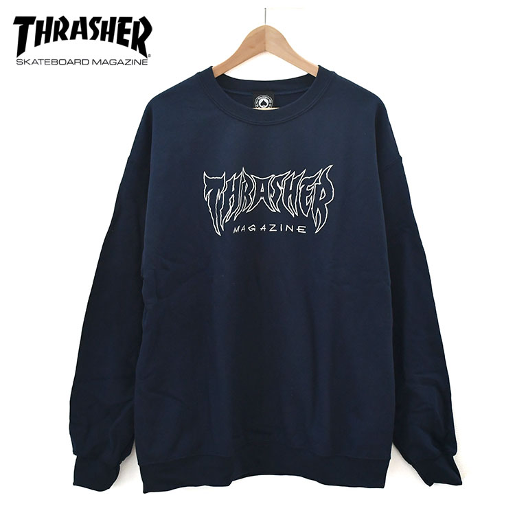 乐天商城 - スラッシャー トレーナー スウェット THRASHER METAL 国内正規品 スケートボード スケボー