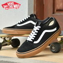 バンズ オールドスクール ブラック/ガム VANS OLD SKOOL (GUMSOLE) BLACK/MEDIUM GUM ヴァンズ スケートシューズ USA企画 vn0001r1gi6