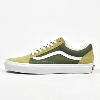 バンズ オールドスクール スニーカー ベージュ/カーキ VANS OLD SKOOL (CLASSIC SPORT) CORNSTALK/GRAPE LEAF ヴァンズ スケートシューズ vn0a3wkt4pf