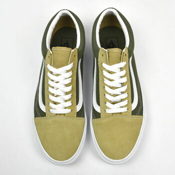 バンズ オールドスクール スニーカー ベージュ/カーキ VANS OLD SKOOL (CLASSIC SPORT) CORNSTALK/GRAPE LEAF ヴァンズ スケートシューズ vn0a3wkt4pf