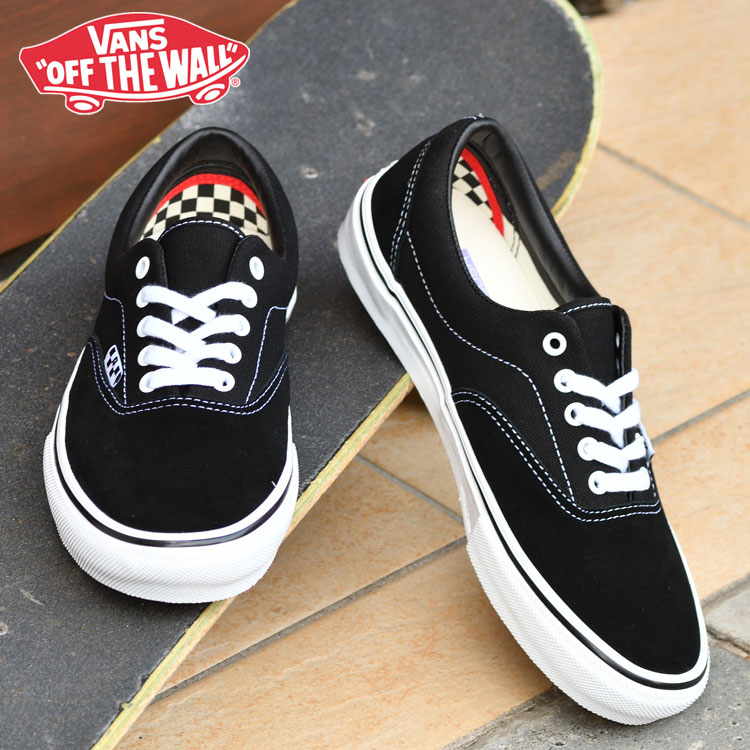 バンズ スケート エラ スニーカー ブラック VANS SKATE ERA BLACK/WHITE プロ ヴァンズ スケートシューズ vn0a5fc9y28