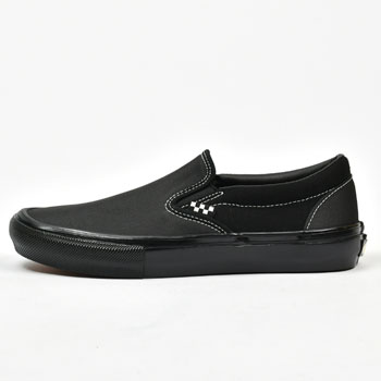 バンズ スケート スリッポン スニーカー ブラック VANS SKATE SLIP-ON BLACK ヴァンズ プロ スケートシューズ vn0a5fcablk
