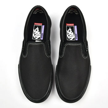 バンズ スケート スリッポン スニーカー ブラック VANS SKATE SLIP-ON BLACK ヴァンズ プロ スケートシューズ vn0a5fcablk