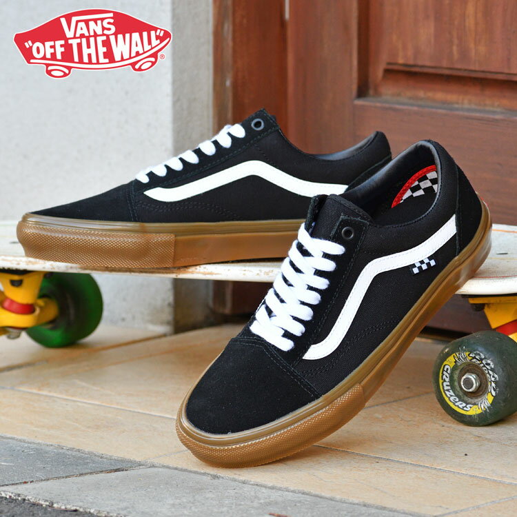 バンズ スケート オールドスクール スニーカー ブラック/ガム VANS SKATE OLD SKOOL BLACK/GUM ヴァンズ プロ スケートシューズ vn0a5fcbb9m