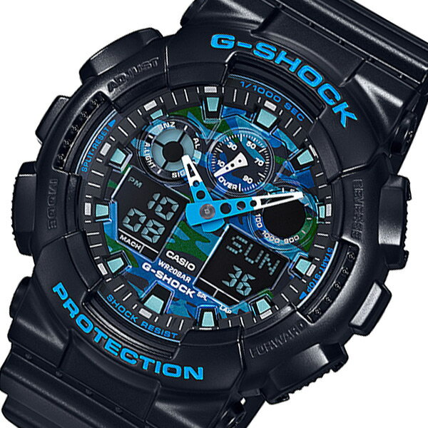 カシオ CASIO 腕時計 メンズ レディース ユニセックス ブルーカモフラ×ブラック G-SHOCK Gショック 送料無料/込 父の日ギフト