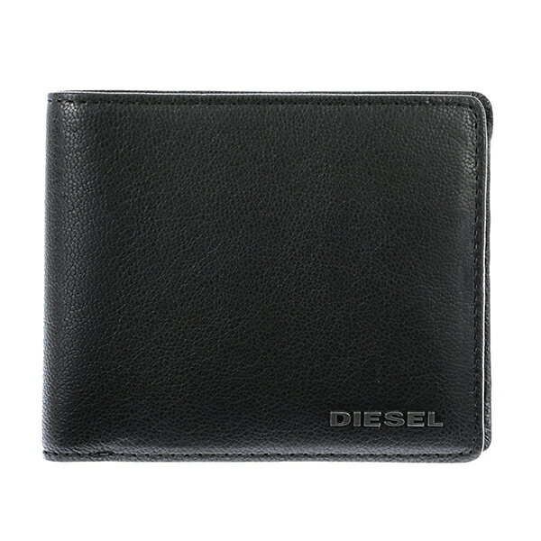 ディーゼル 二つ折り財布（メンズ） ディーゼル DIESEL 二つ折り財布 メンズ ブラック 送料無料/込 母の日ギフト