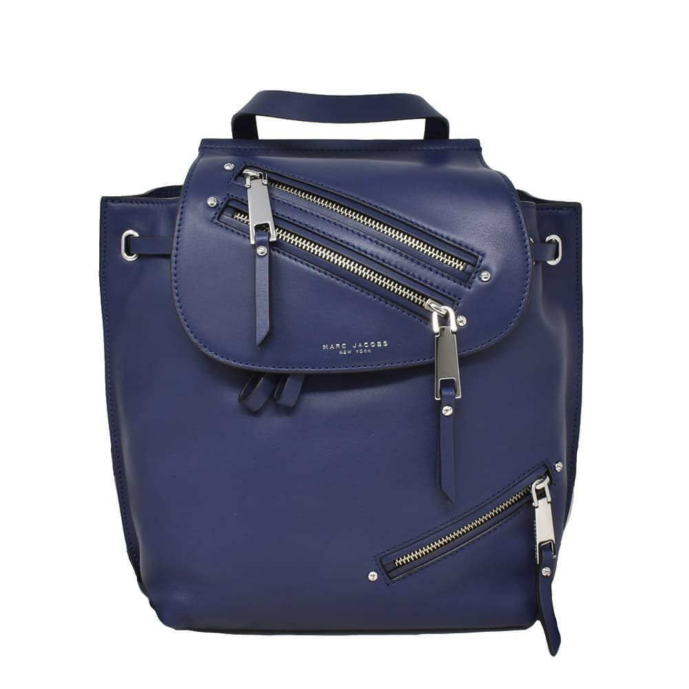 マークジェイコブス MARC JACOBS バックパック リュックサック レディース レザー ロゴ MIDNIGHT BLUE 送料無料/込 父の日ギフト