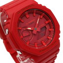 カシオ CASIO 腕時計 メンズ レディース ユニセックス クオーツ アナデジ アナログ レッド×レッド G-SHOCK GSHOCK ジーショック 送料無料...