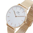 ダニエルウェリントン Daniel Wellington 腕時計 メンズ レディース ユニセックス ホワイト ローズゴールド CLASSIC PETITE 送料無料/込 母の日ギフト