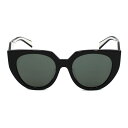 プラダ PRADA サングラス メンズ レディース ユニセックス UVカット フォックス型 ダークグレー×ブラック 送料無料/込 母の日ギフト