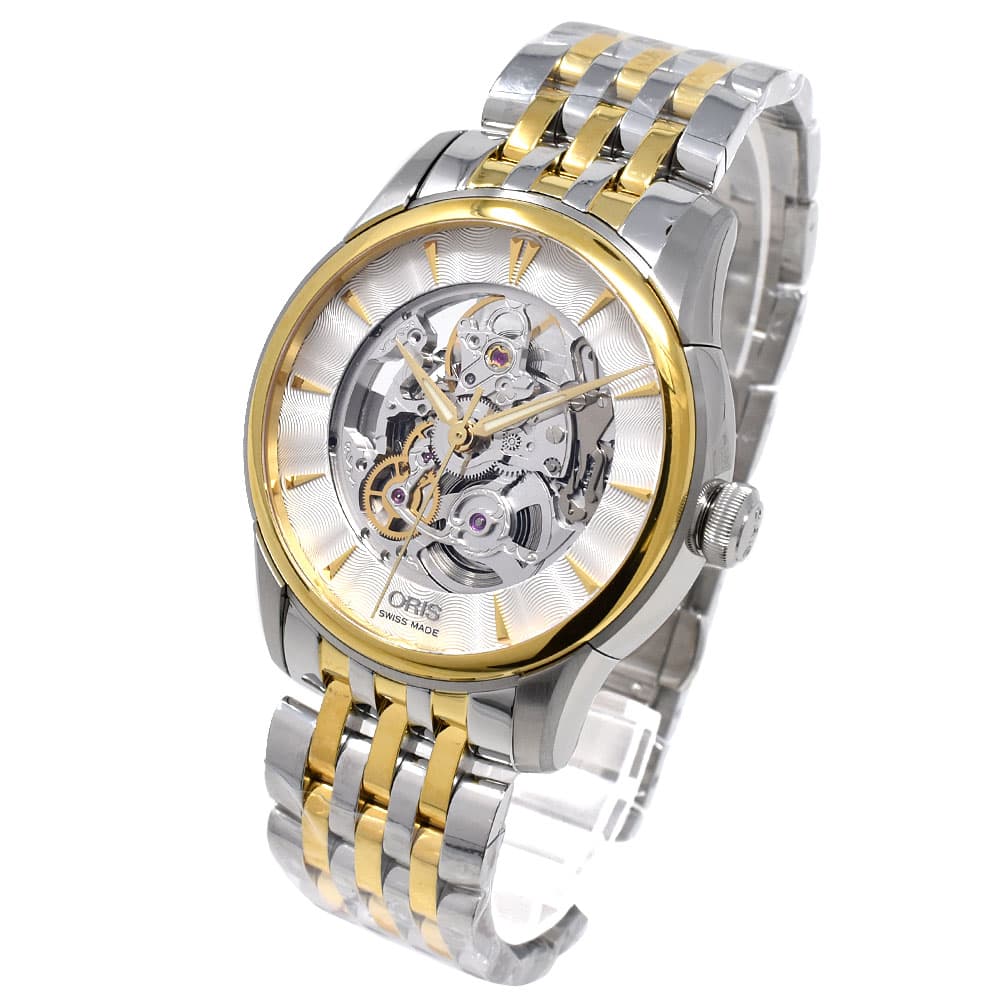 オリス 腕時計（メンズ） オリス ORIS 腕時計 メンズ オートマチック 自動巻き オートマティック ARTELIER SKELETON アートリエ スケルトン 送料無料/込 母の日ギフト