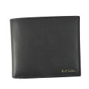 ポールスミス Paul Smith 二つ折り財布 メンズ レザー 無地 ストライプ柄 BK MEN WALLET BF COIN INTMUL 送料無料/込 母の日ギフト