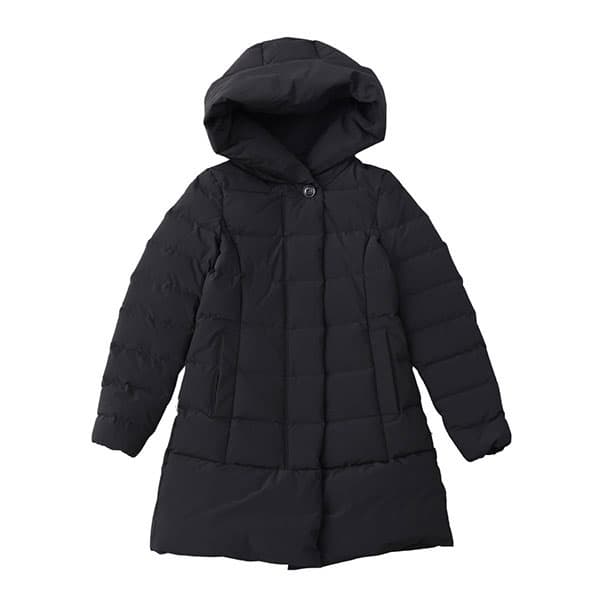 ウールリッチ アウター レディース ウールリッチ WOOLRICH ダウンコート パデットコート アウトドアコート レディース フード付き 無地 シンプル ブラック系 Mサイズ パフィープレスコットパーカー PUFFY PRESCOTT PARKA 送料無料/込 母の日ギフト