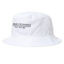 アルマーニエクスチェンジ ARMANI EXCHANGE バケットハット 帽子 メンズ 無地 ロゴ シンプル BIANCO 送料無料/込 母の日ギフト