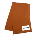 ジルサンダー JIL SANDER マフラー メンズ カシミア ロゴ シンプル ブラウン 送料無料/込 母の日ギフト