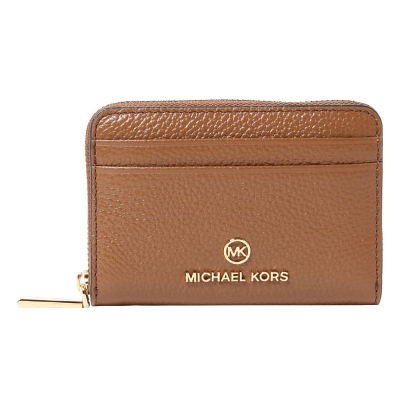 マイケル・コース 定期入れ レディース マイケルコース MICHAEL KORS コインケース カードケース パスケース レディース レザー シンプル 無地 LUGGAGE 送料無料/込 父の日ギフト