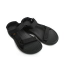 テバ Teva スポーツサンダル ベルトサンダル アウトドアサンダル レディース シンプル ロゴ ブラック 21.5cm〜22cm相当 HURRICANE XL...
