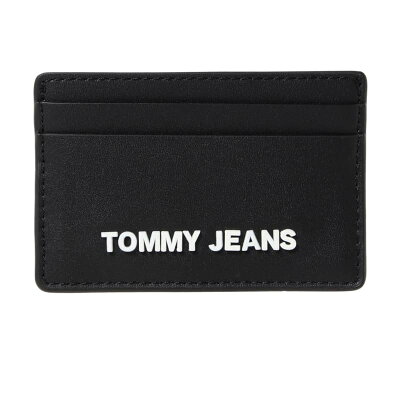 トミーヒルフィガー TOMMY HILFIGER パスケース カードケース 定期入れ メンズ レディース ユニセックス 無地 ロゴ シンプル BLACK 送料無料/込 父の日ギフト