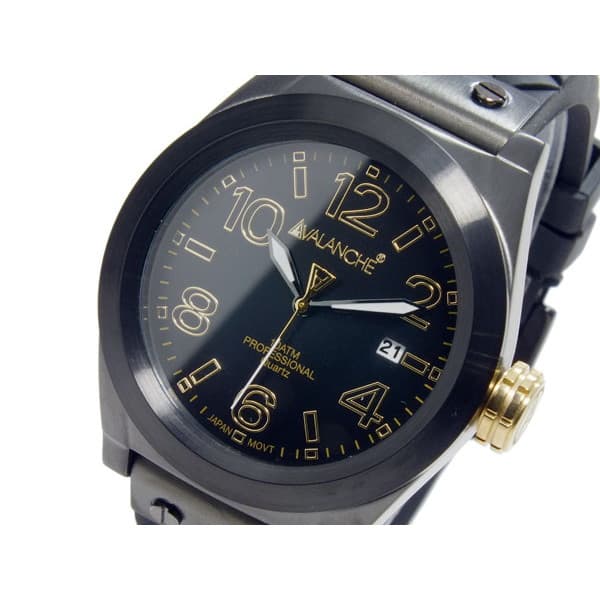 アバランチ AVALANCHE 腕時計 メンズ レディース ユニセックス ブラック 送料無料/込 父の日ギフト