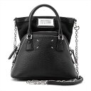 メゾンマルジェラ MaisonMargiela ショルダーバッグ ハンドバッグ 手提げかばん レディース 斜めがけ レザー ロゴ ブラック 送料無料/込 母の日...