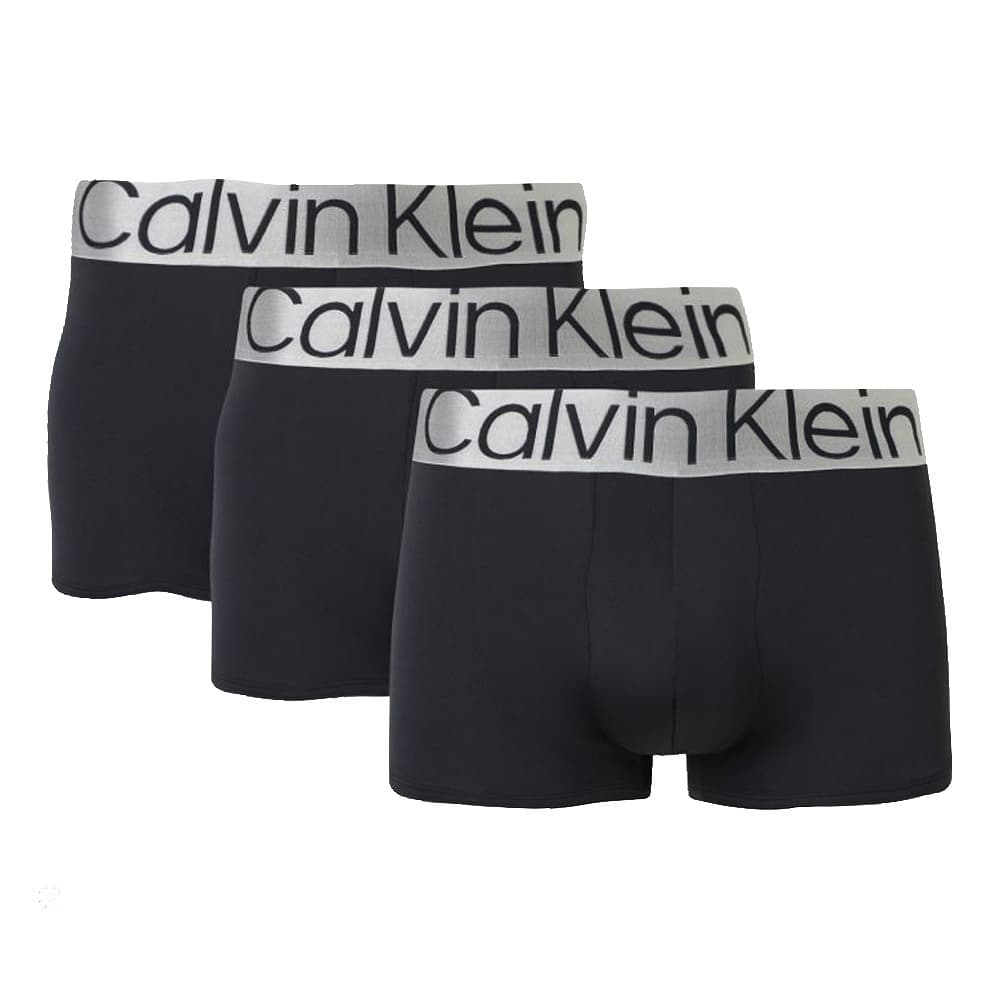 カルバンクライン Calvin Klein ボクサーパンツ3枚セット 3枚組 インナーウエア メンズ ロゴ シンプル ブラック Mサイズ 送料無料/込 父の日ギフト