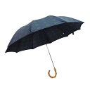 フォックスアンブレラズ FOX UMBRELLAS 折りたたみ傘 アンブレラ 雨傘 メンズ チェック柄 グリーン、ネイビー 送料無料/込 誕生日プレゼント