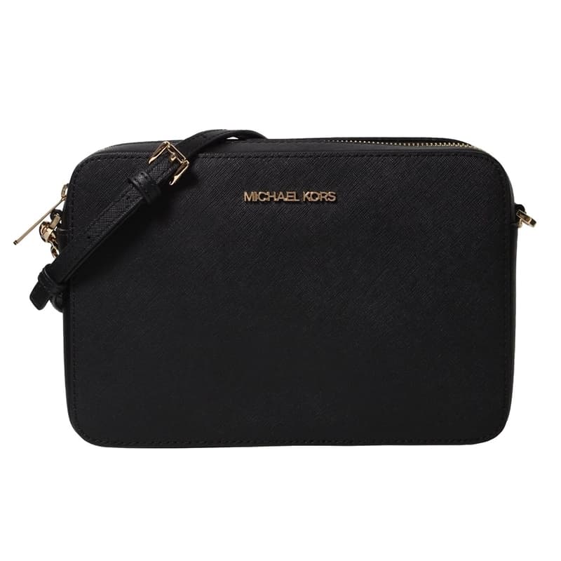 マイケルコース　ポシェット マイケルコース MICHAEL KORS ショルダーバッグ ポシェット レディース レザー 斜めがけ 無地 BLACK 送料無料/込 父の日ギフト