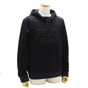 フェンディ FENDI パーカー メンズ プルオーバー ロゴ NERO Sサイズ 送料無料/込 母の日ギフト
