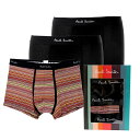 ポールスミス Paul Smith ボクサーパンツ3枚セット アンダーウェア 下着 メンズ ロゴ 無地 シンプル ブラック Sサイズ 送料無料/込 誕生日プレゼ...