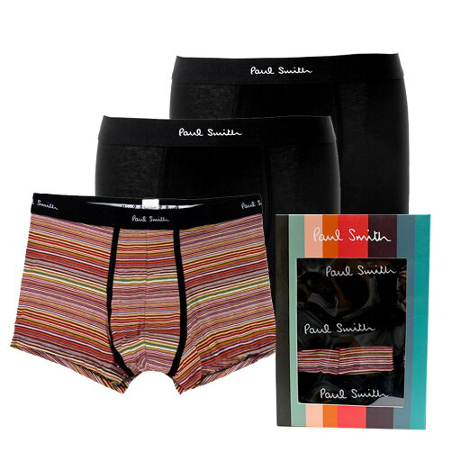 ポールスミス Paul Smith ボクサーパンツ3枚セット アンダーウェア 下着 メンズ ロゴ 無地 シンプル ブラック Lサイズ 送料無料/込 誕生日プレゼント ポールスミス Paul Smith ボクサーパンツ3枚セット アンダーウェア 下着 メンズ ロゴ 無地 シンプル ブラック Lサイズ 送料無料/込 誕生日プレゼント