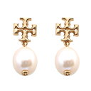 トリーバーチ TORY BURCH スタッドピアス ドロップピアス イヤリング レディース ロゴパールモチーフ ゴールド 送料無料/込 誕生日プレゼント