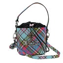 BBAEGXgEbh VIVIENNE WESTWOOD nhobO V_[obO 񂰂΂ fB[X ΂߂ `FbN I[uS`[t }``FbN 43020023-S000V-PF-O102 DAISY DRAWSTRING BUCKET / Əjwjv[g