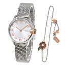 コーチ COACH 腕時計ブレスレットセット レディース アナログ メッシュブレス 花モチーフ ARDEN アーデン 送料無料/込 母の日ギフト
