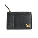 グッチ（GUCCI） グッチ GUCCI コインケース ミニ財布 パスケース メンズ ロゴ レザー ブラック 送料無料/込 卒業祝入学祝プレゼント