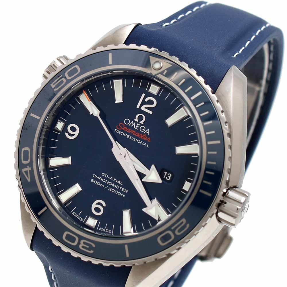 オメガ OMEGA 腕時計 レディース 自動巻き ラバーベルト デイト シーマスター プラネットオーシャン SEA MASTER PLANET OCEAN 送料無料/込 母の日ギフト 父の日ギフト