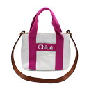クロエ Chloe ハンドバッグ ショルダーバッグ 手提げかばん レディース ロゴ 2WAY レザー オフホワイト 送料無料/込 誕生日プレゼント