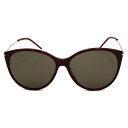 グッチ GUCCI サングラス メンズ レディース ユニセックス 国内正規品 アジアンフィット UVカット ブラウン×バーガンディ 送料無料/込 母の日ギフト