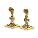 ヴィヴィアンウエストウッド VIVIENNE WESTWOOD スタッドピアス イヤリング レディース オーブロゴモチーフ ドロップ NEW PETITE ORB EARRINGS 送料無料/込 母の日ギフト